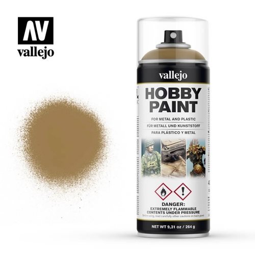 Vallejo Spray Primer Fantasy Desert Yellow 400 ml