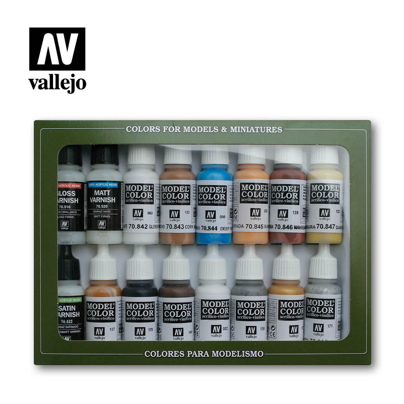 Vallejo Model Color Set - Folkstone Specialist (x16)