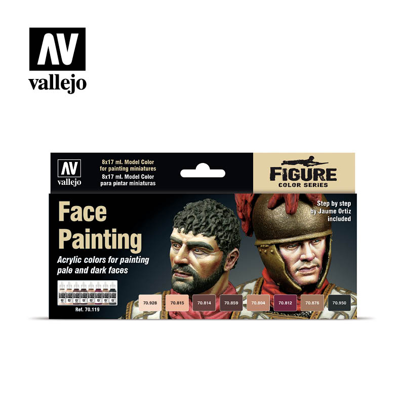 Vallejo Model Color Special Set - Face Painting (x8)