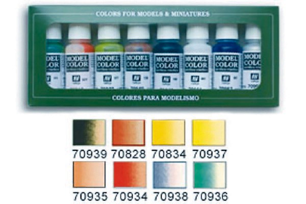Vallejo Model Color Set - Transparent Color (x8)
