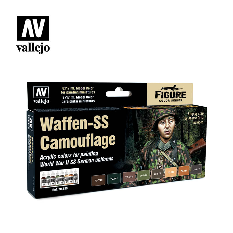 Vallejo Model Color Special Set - Waffen-SS Camouflage (x8)