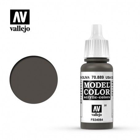 Vallejo Model Color 091 - USA Olive Drab