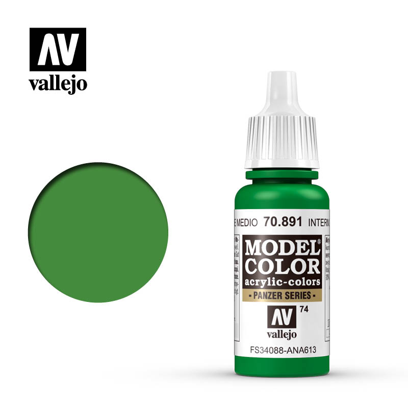 Vallejo Model Color 074 - Intermediate Green