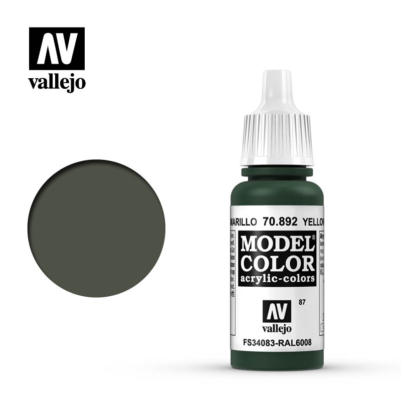 Vallejo Model Color 087 - Yellow Olive