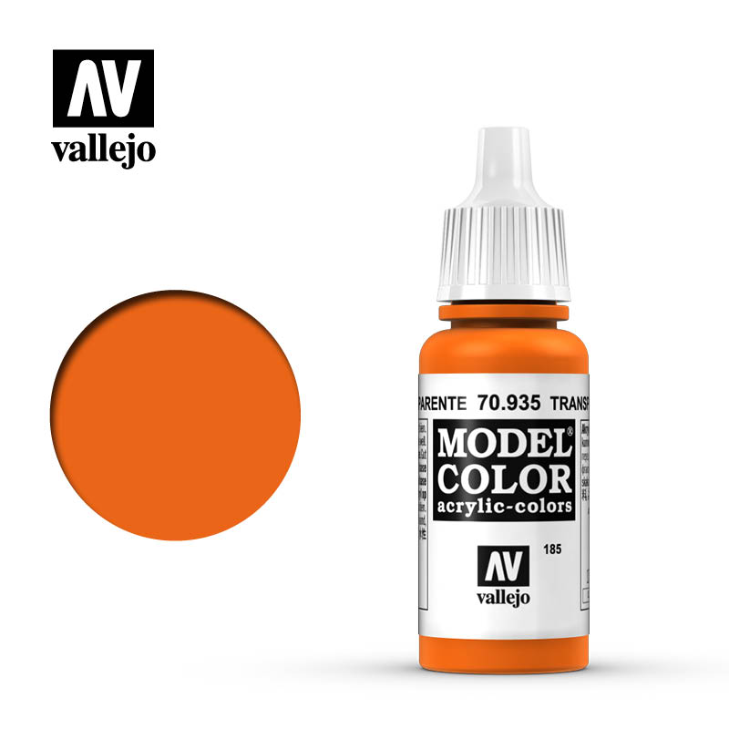 Vallejo Model Color 185 - Orange (Transparent)