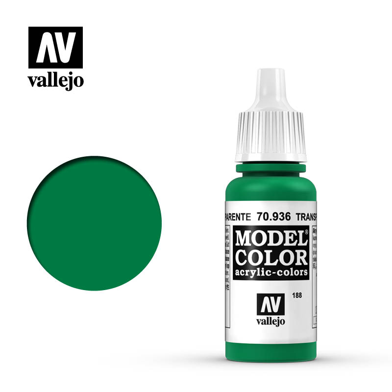 Vallejo Model Color 188 - Green (Transparent)