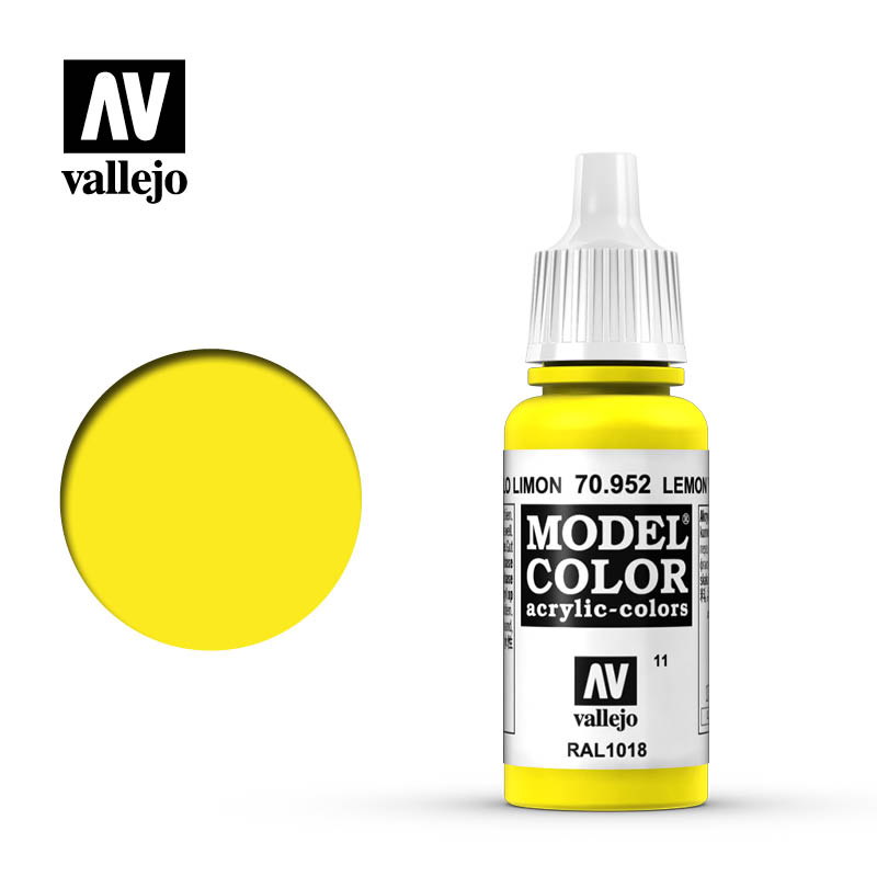 Vallejo Model Color 011 - Lemon Yellow