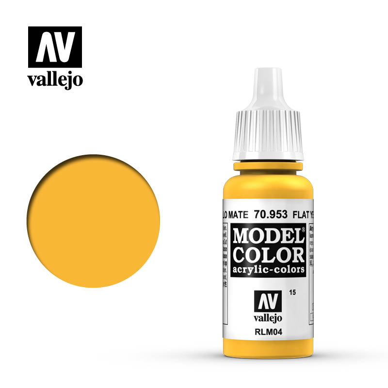 Vallejo Model Color 015 - Flat Yellow