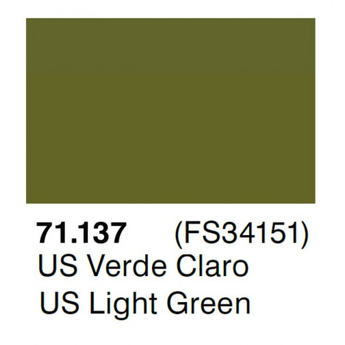Vallejo Model Air 137 - US Light Green FS 34151