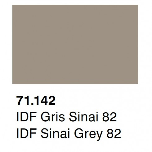 Vallejo Model Air 142 - IDF Sinai Grey 82