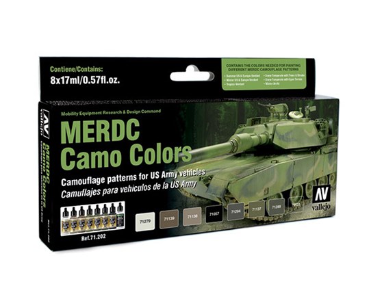Vallejo Model Air - MERDC Camo Colors