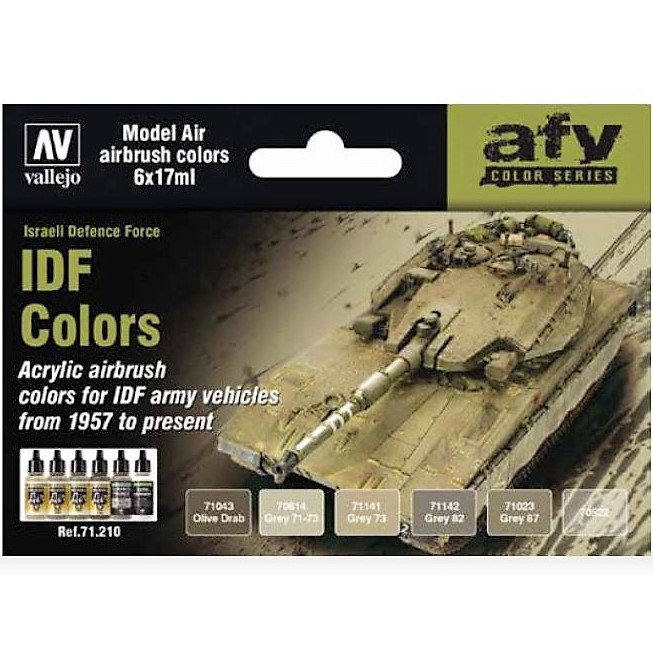 Vallejo Model Air - IDF Colors