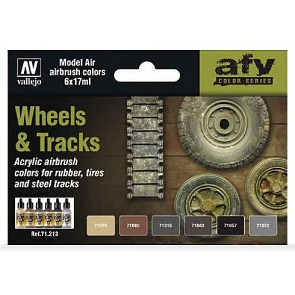 Vallejo Model Air - Wheels & Tracks