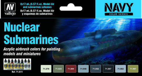 Vallejo Model Air - Nuclear Submarines Paint Set