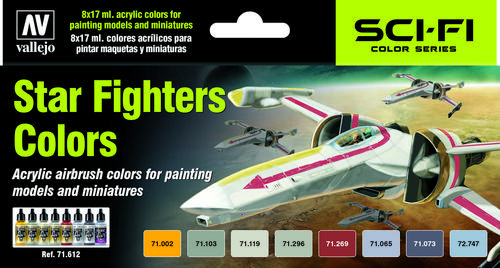 Vallejo Model Air - Star Fighters Colors Paint Set
