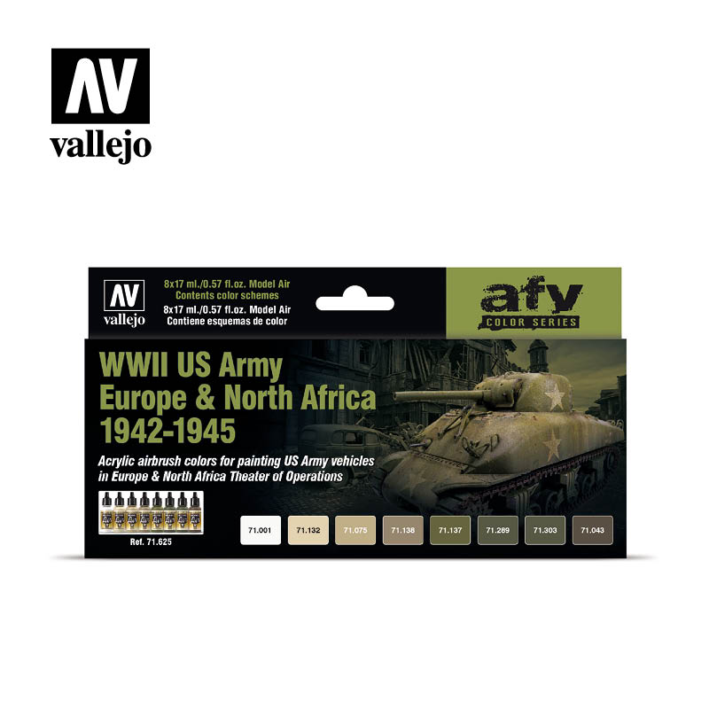 Vallejo WWII US ARMY EUROPE & NORTH AFRICA 1942-1945