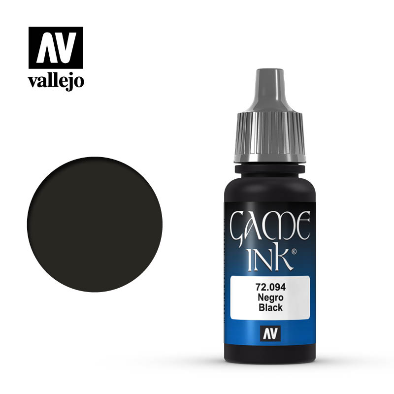 Vallejo Game Color - Black (Ink)