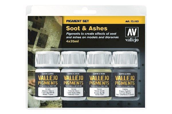 Vallejo Pigment set (Soot and Ashes)
