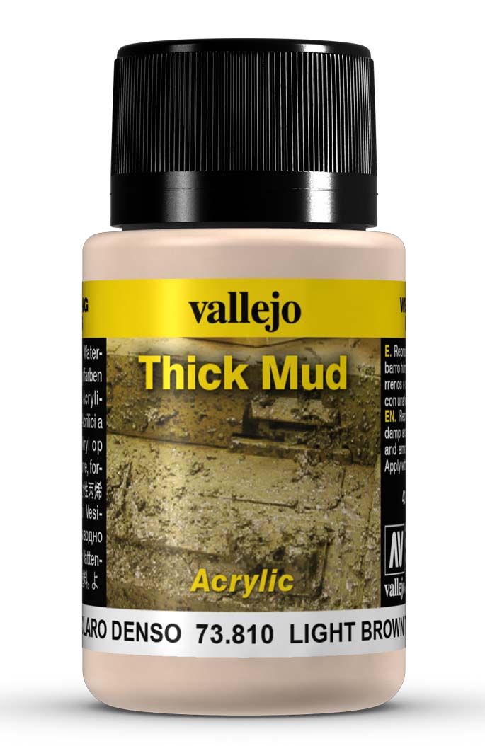 Vallejo Light Brown Thick Mud 40 ml
