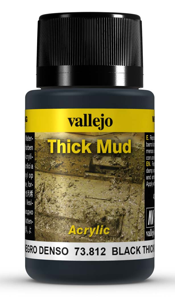 Vallejo Black Thick Mud 40 ml