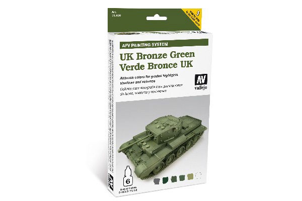 Vallejo Model Air - UK BRONZE GREEN 6x8ml