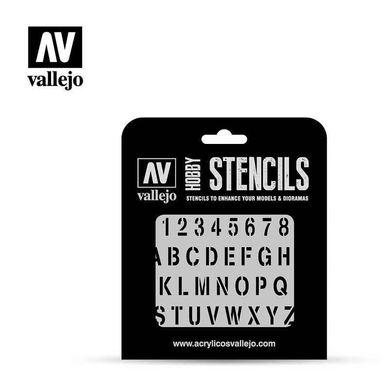 Vallejo Stamp Font