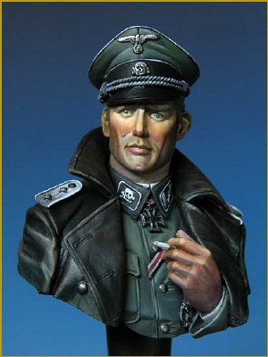 Young Miniatures SS Totenkopf Officer WWII - Bust