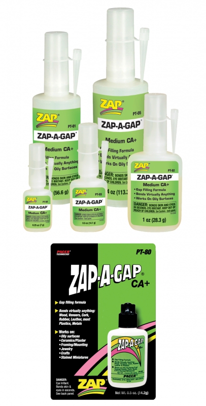Zap ZAP Gapfilling CA+ Glue, 7 gr Green
